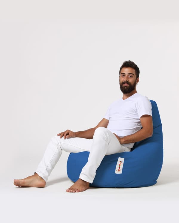 Garden Bean Bag Drop L - Blå