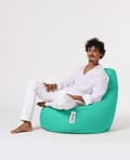 Miniatyrbilde 4 av 8: Garden Bean Bag Drop L - Turkis