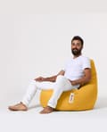Miniatyrbilde 2 av 8: Garden Bean Bag Drop L - Gul