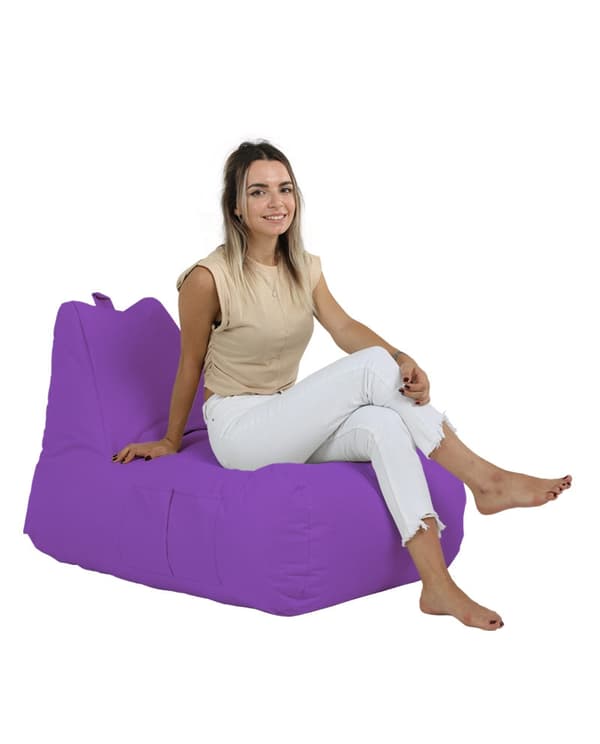 Garden Bean Bag Trendy Comfort Sengepuf - Lilla