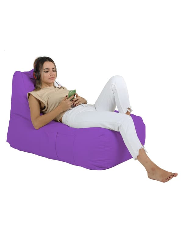 Garden Bean Bag Trendy Comfort Sengepuf - Lilla