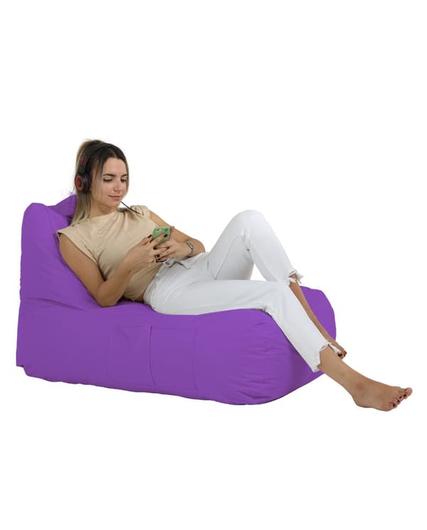 Garden Bean Bag Trendy Comfort Sengepuf - Lilla