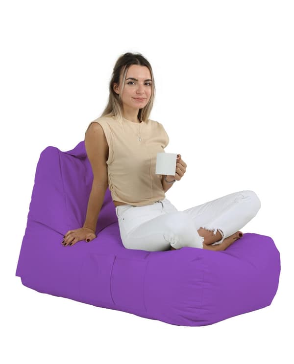 Garden Bean Bag Trendy Comfort Sengepuf - Lilla