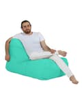 Pikkukuva 1 / 9: Garden Bean Bag Trendikäs Comfort Bed Pouf - turkoosi
