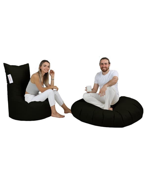 Garden Bean Bag Balina - Svart