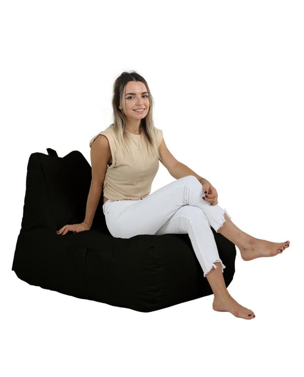 Garden Bean Bag Trendy Comfort Sengepuf - Sort