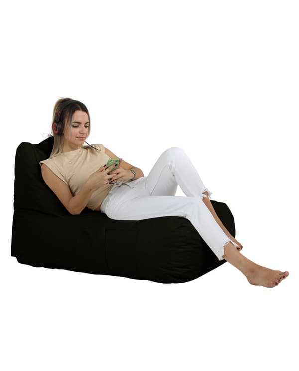 Garden Bean Bag Trendy Comfort Sengepuf - Sort