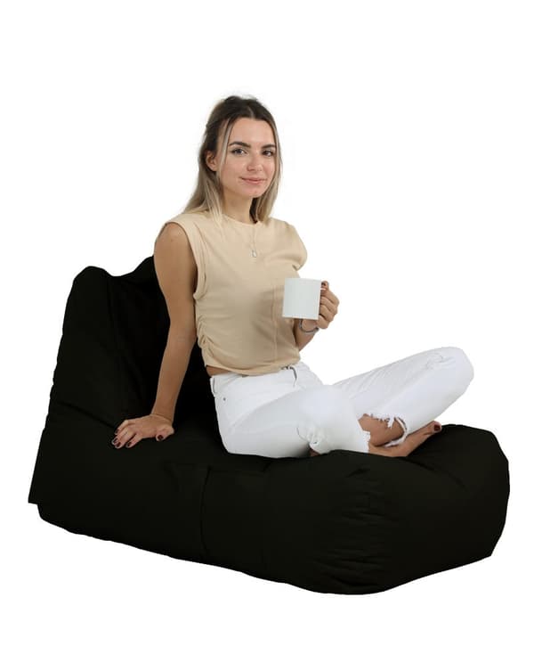Garden Bean Bag Trendy Comfort Sengepuf - Sort