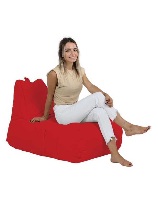 Garden Bean Bag Trendy Comfort Sengepuf - Rød