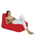 Miniatyrbilde 4 av 9: Garden Bean Bag Trendy Comfort Sengepuf - Rød