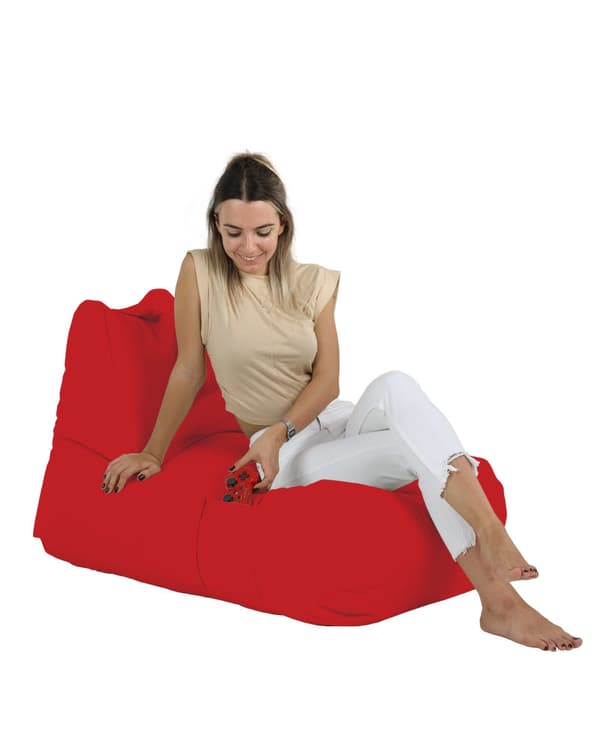 Garden Bean Bag Trendy Comfort Sengepuf - Rød