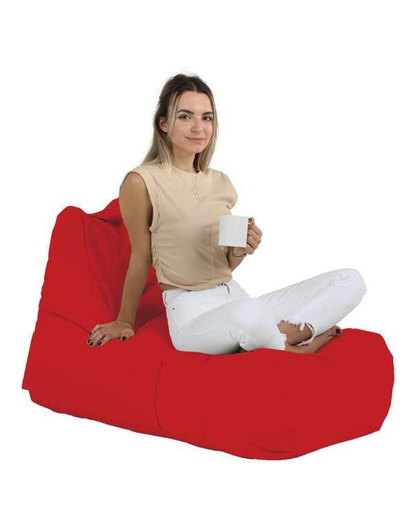 Garden Bean Bag Trendy Comfort Sengepuf - Rød