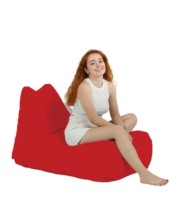 Garden Bean Bag Trendy Comfort Sengepuf - Rød
