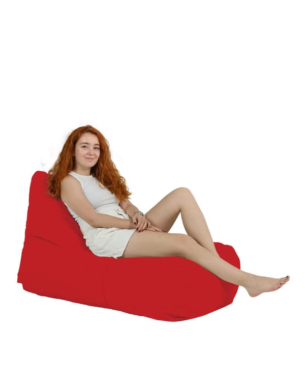 Garden Bean Bag Trendy Comfort Sengepuf - Rød