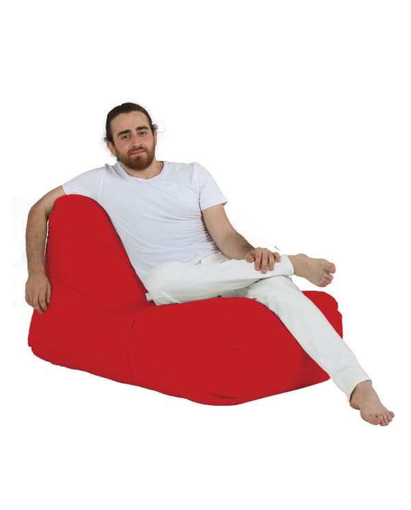 Garden Bean Bag Trendy Comfort Sengepuf - Rød