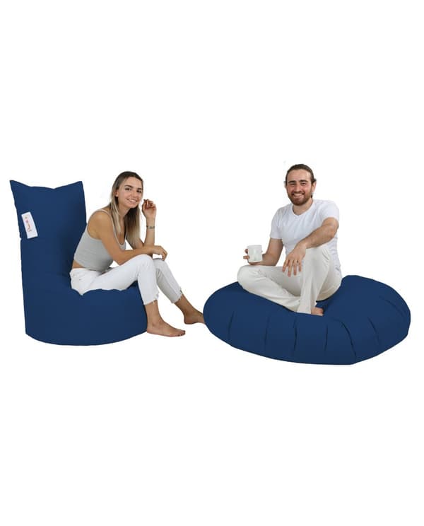 Garden Bean Bag Balina - Marineblå