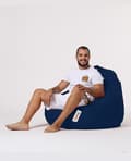 Miniatyrbilde 5 av 9: Garden Bean Bag Premium XXL - Mørkeblå