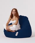 Miniatyrbilde 8 av 9: Garden Bean Bag Premium XXL - Mørkeblå