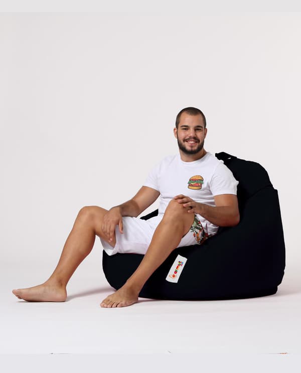 Garden Bean Bag Premium XXL - Svart