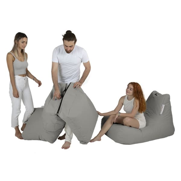 Garden Bean Bag Siesta Sovesofa Puff - Fume