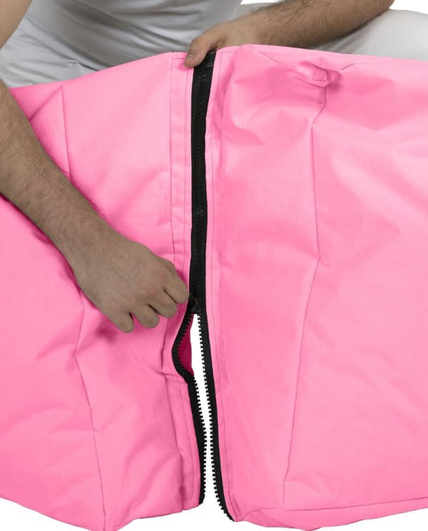 Garden Bean Bag Siesta Bäddsoffa Puff - Rosa