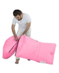 Miniatyrbild 2 av 6: Garden Bean Bag Siesta Bäddsoffa Puff - Rosa