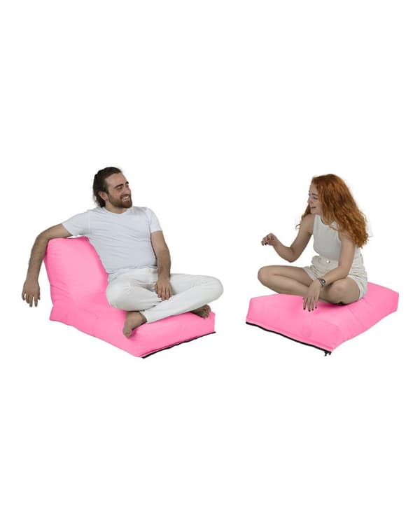 Garden Bean Bag Siesta Bäddsoffa Puff - Rosa