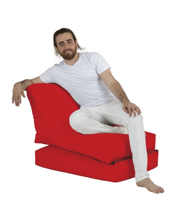 Garden Bean Bag Siesta Vuodesohvapussi - punainen