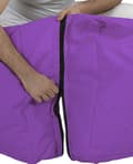 Miniatyrbilde 3 av 9: Garden Bean Bag Siesta Sovesofa Puff - Lilla