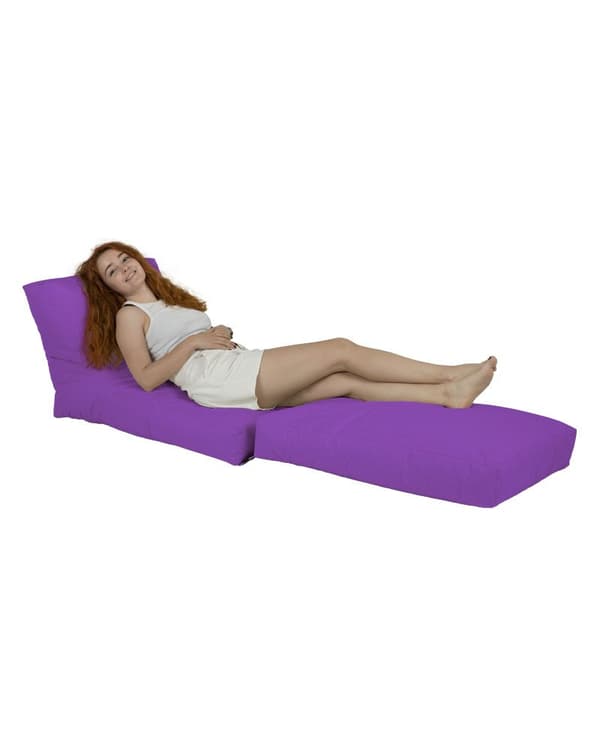 Garden Bean Bag Siesta Sovesofa Puff - Lilla