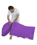 Miniatyrbilde 2 av 9: Garden Bean Bag Siesta Sovesofa Puff - Lilla