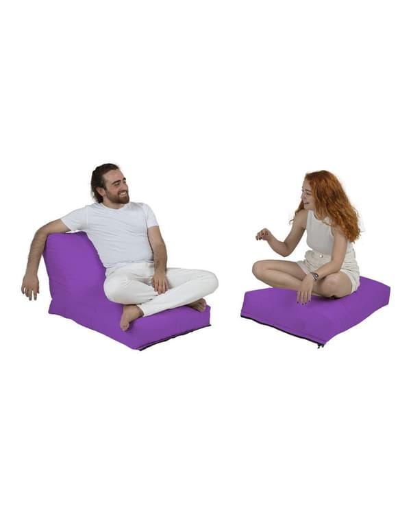 Garden Bean Bag Siesta Sovesofa Puff - Lilla