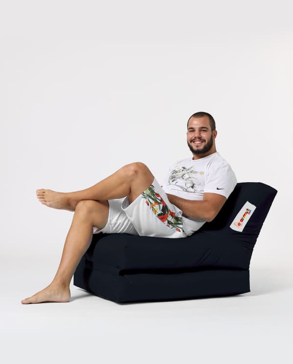 Garden Bean Bag Siesta Sovesofa Puff - Svart
