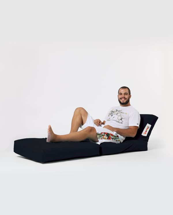 Garden Bean Bag Siesta Sovesofa Puff - Svart