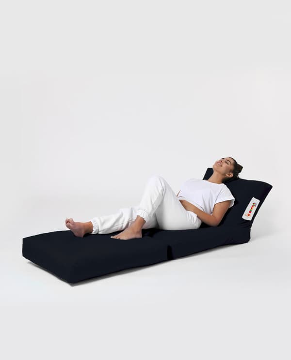Garden Bean Bag Siesta Sovesofa Puff - Svart