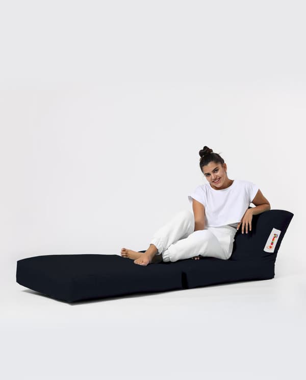 Garden Bean Bag Siesta Sovesofa Puff - Svart
