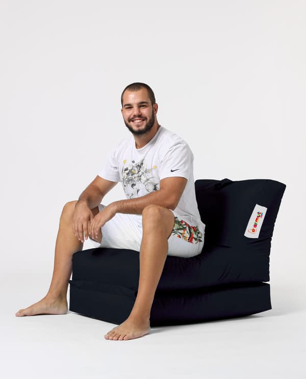 Garden Bean Bag Siesta Sovesofa Puff - Svart