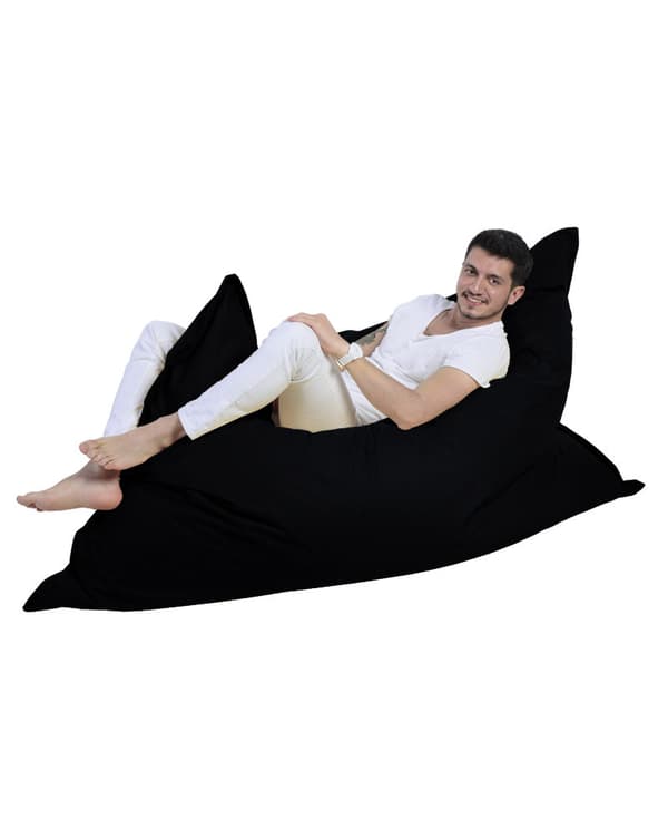 Garden Bean Bag Giant Cushion 140x180 - Svart