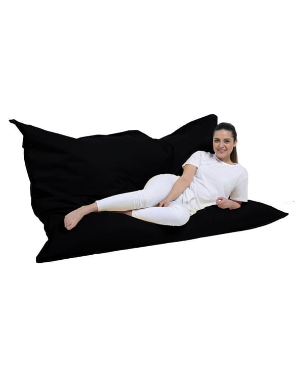 Garden Bean Bag Giant Cushion 140x180 - Svart