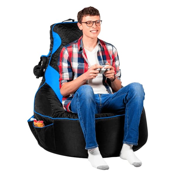 Garden Bean Bag Gamer - sininen, musta