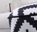 Miniatyrbild 4 av 4: Puff Luiz - Svart, Vit
