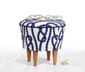 Pikkukuva 1 / 4: Pouffe Cunda v2 - sininen, valkoinen