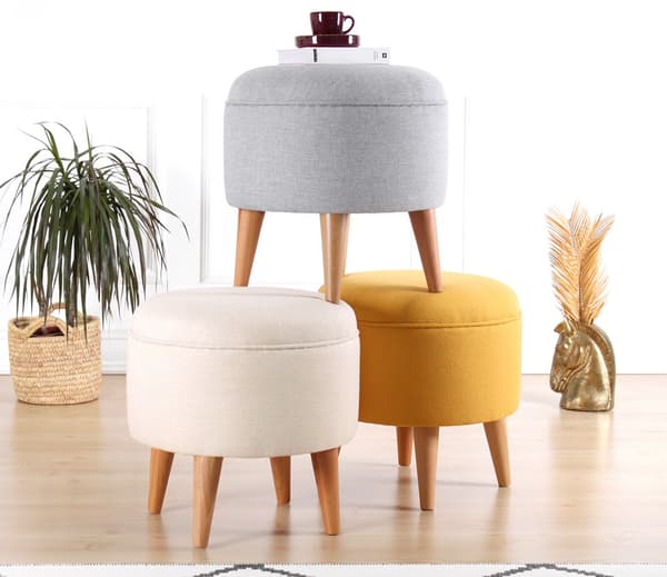 Pouff Moouv 7091 - harmaa