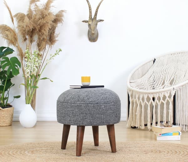 Pouffe Deff - Grå