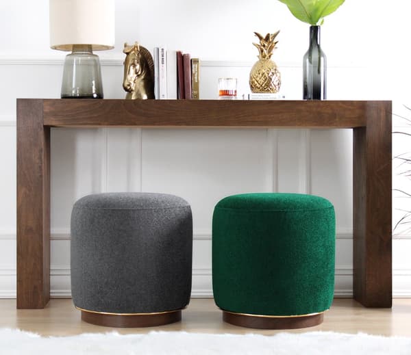 Pouffe Zeone - harmaa