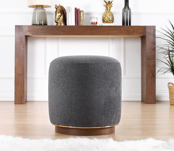 Pouffe Zeone - harmaa