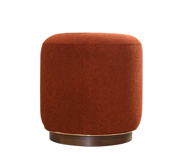 Pouffe Zeone - laatan punainen