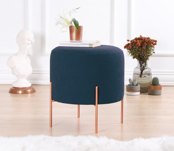 Puf Copper 50 - Marineblå
