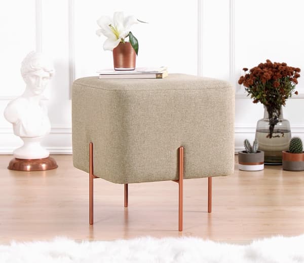 Pouff Copper 60 - Kahvi