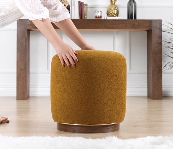 Pouffe Zeone - oliivinvihreä